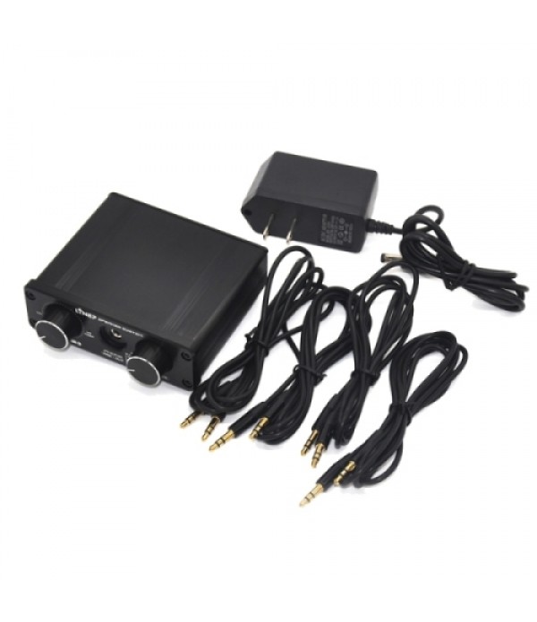 A926 Four-In Two-Out Signal Amplifying Switcher (Black)