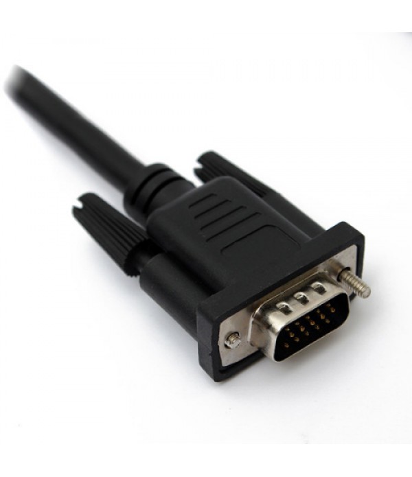 10ft 3M HDMI Male to VGA Male Adapter Cable Converter For PC HDTV