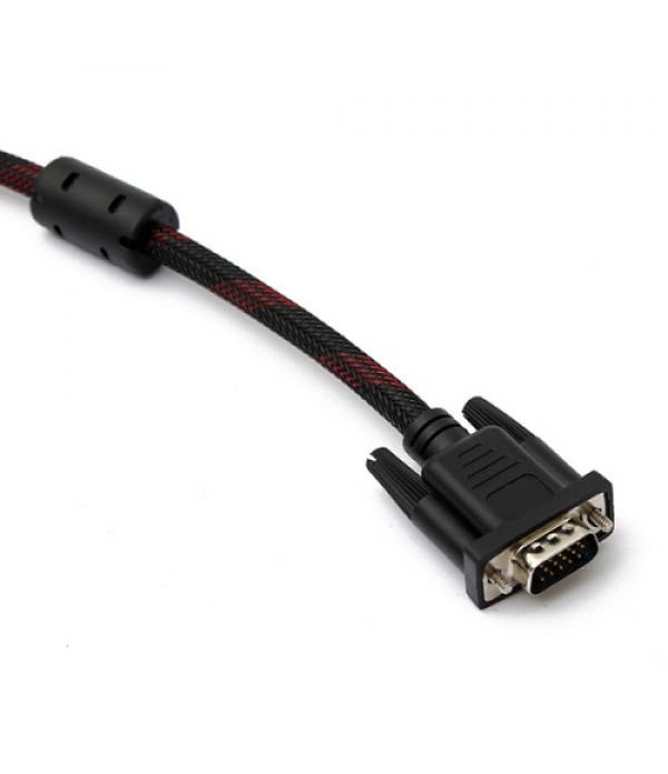 1.5m HDMI Male to VGA HD 15 Pin Gold Plated Converter AV Cable For Blu-ray Player HDTV