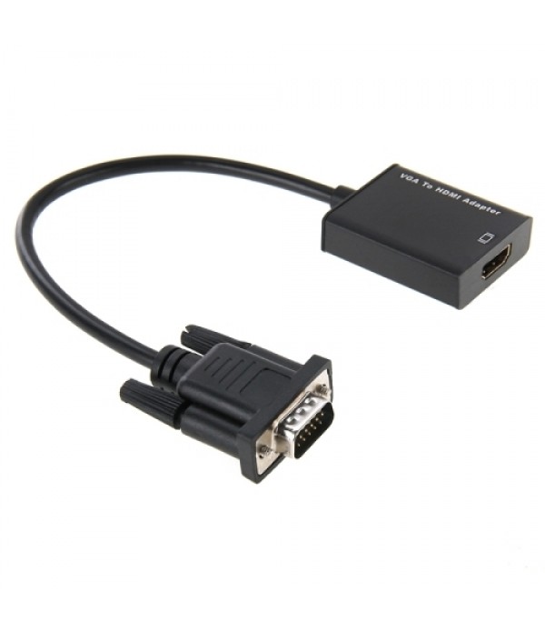 Full HD 1080P VGA Male to HDMI Female Converter Ad...