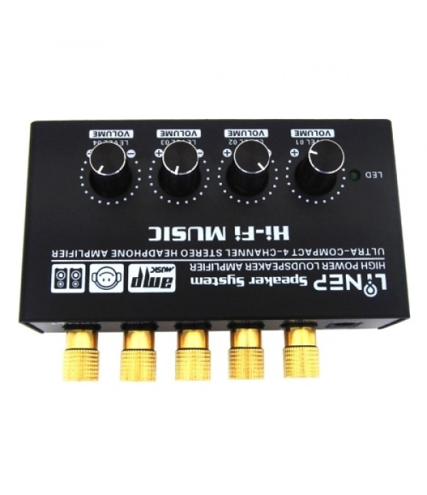 A908 One In Four Out Audio Signal Amplifier