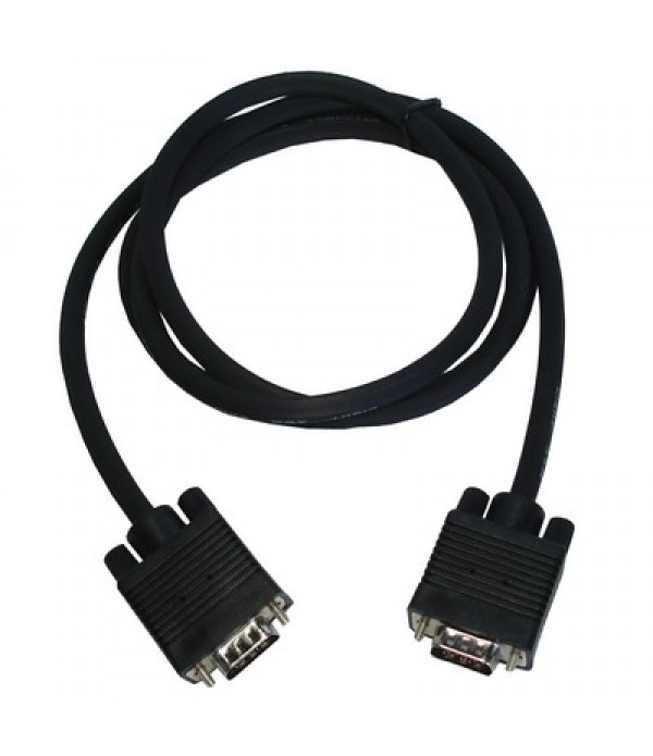 Good Quality VGA 15 Pin Male to VGA 15Pin Male Cable for LCD Monitor(Black)