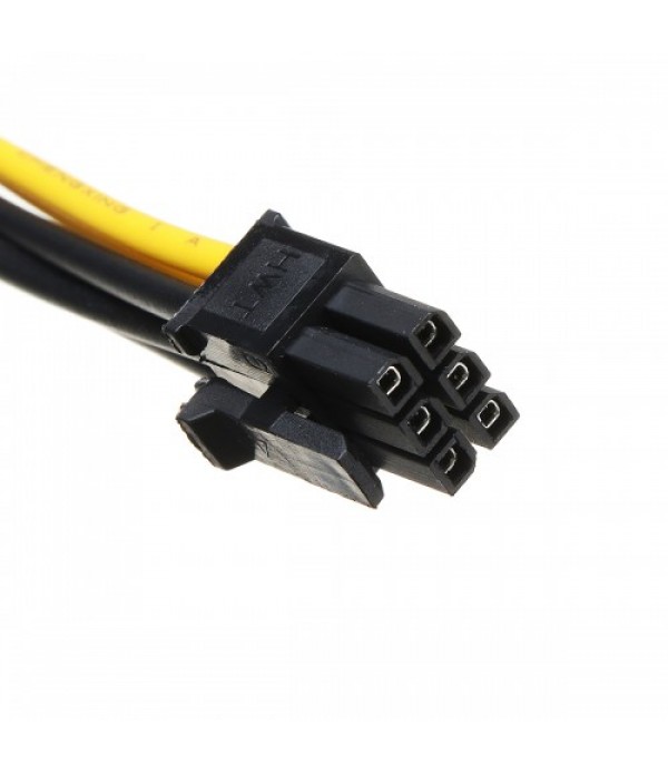 27cm 18AWG EPS Pcie 6PIN Male To PCI-E 6PIN Male Power Extension Cord Cable