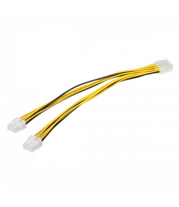 25cm EPS ATX Motherboard 8 Pin Power Extension Cord Cable Using AWG 18 Wires