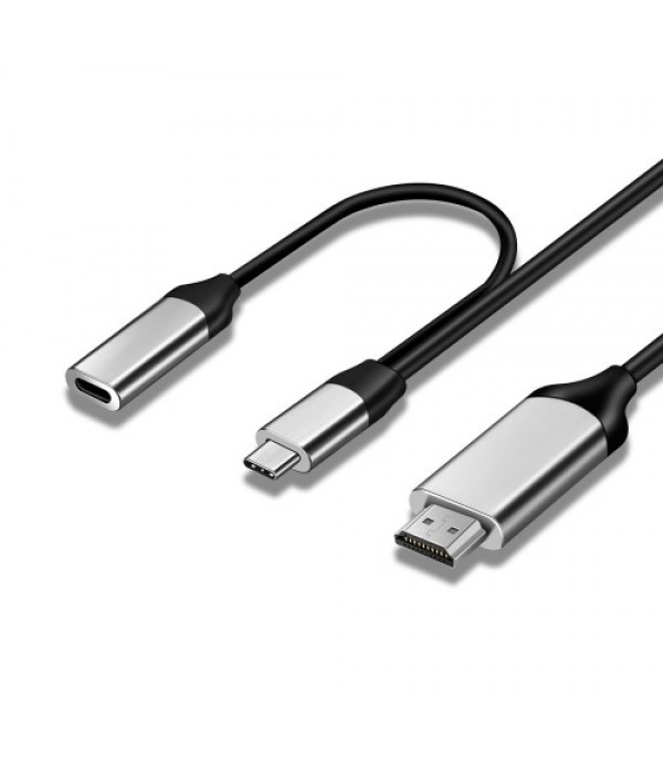 Zinc Alloy Type-C USB-C 3.1 Male to 4K@60Hz Video ...