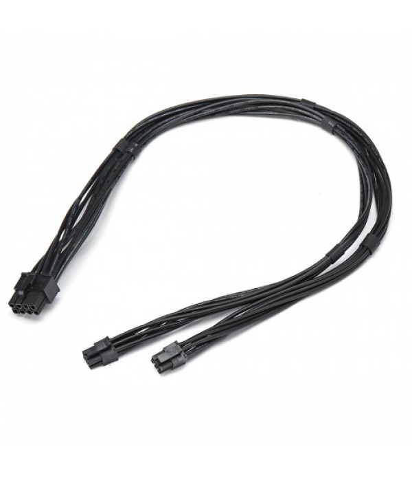 18AWG Dual Mini 6 Pin To 8 Pin PCI-E Power Cable For Mac Pro Video Card