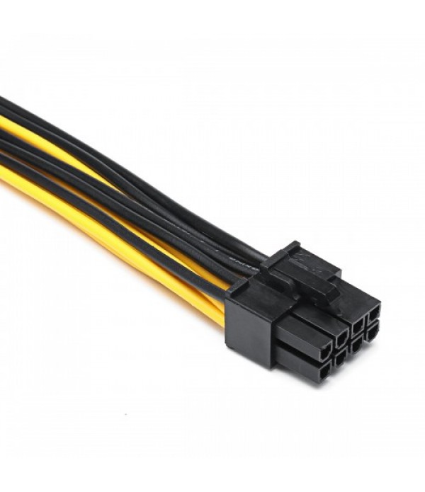 Dual Mini 6 Pin To 8 Pin Male PCI-E Power Cable For Mac Pro Video Card