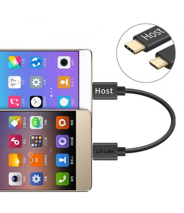 CE-LINK Type-C to Micro USB Charging Cable OTG Dat...