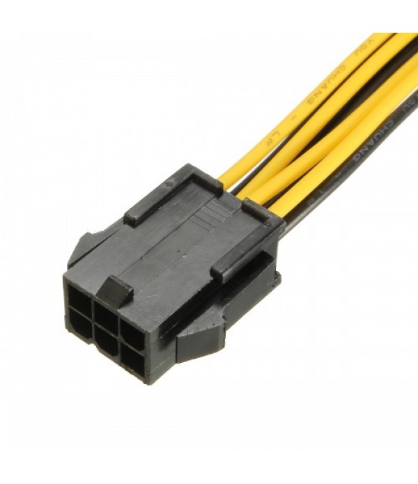 SATA 15 Pins to 8-pin PCI-E Socket Power Adapter Cable Lead