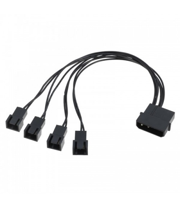 20cm 4Pin IDE to 4-Port 3Pin Power Supply Plug for...