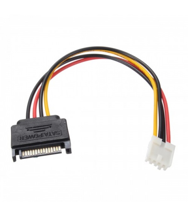 20cm Small 4Pin Female to 15Pin Male SATA Power Ca...