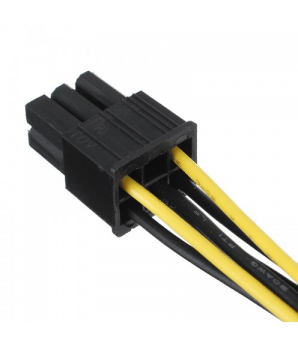 Akasa AK-CB4-6 4pin Molex to 6pin PCIe Adapter Provides PSU Support for PCIe VGA Cards