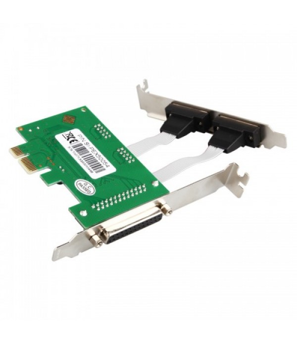 IOCREST IO-PCE382-2S1P PCI-E to 2 Serial Port+1 Parallel Port Expansion Card