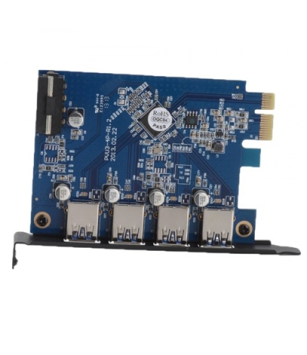 ORICO PVU3-4P 4 Ports USB3.0 PCI Express Card for Desktop (Black)