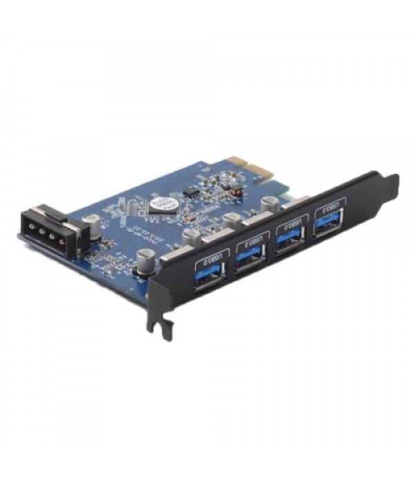 ORICO PVU3-4P 4 Ports USB3.0 PCI Express Card for Desktop (Black)