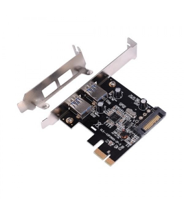 2-Port USB SuperSpeed USB 3.0 PCI-E PCI Expansion Card