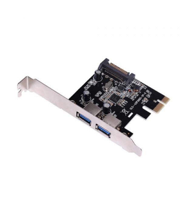 2-Port USB SuperSpeed USB 3.0 PCI-E PCI Expansion Card