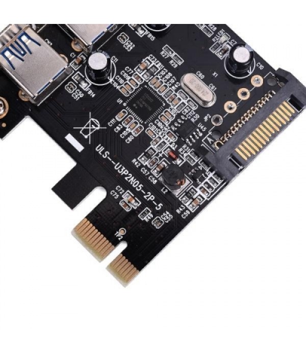 2-Port USB SuperSpeed USB 3.0 PCI-E PCI Expansion Card