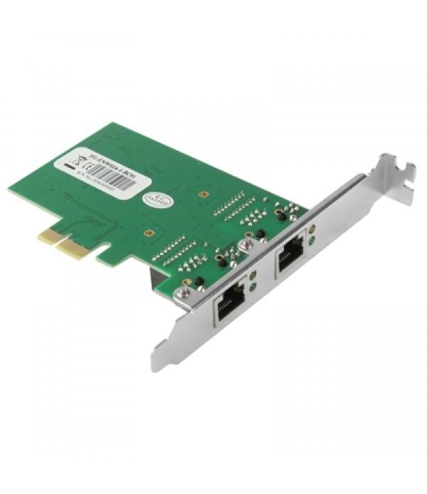 PCI-Express Dual Gigabit Ethernet Controller Card Adapter 2 Port RJ45 10/100/1000 BASE-T  (IO-PCE8111-2GLAN)