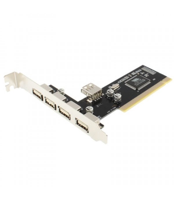 USB 2.0 4+1 Ports PCI Card