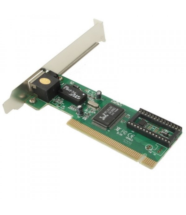 10/100M PCI Ethernet LAN Adapter Network Card RJ45, Chipset: 8139C