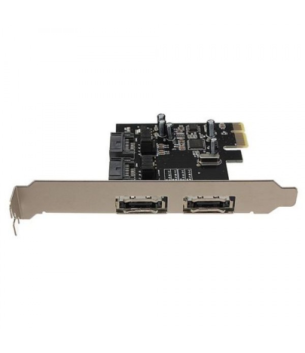 PCI-E PCI Express to 2 SATA 2 ESATA Adapter Card