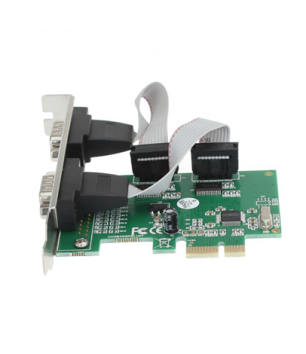 2-Port PCI-E Serial PCI Express Controller Card