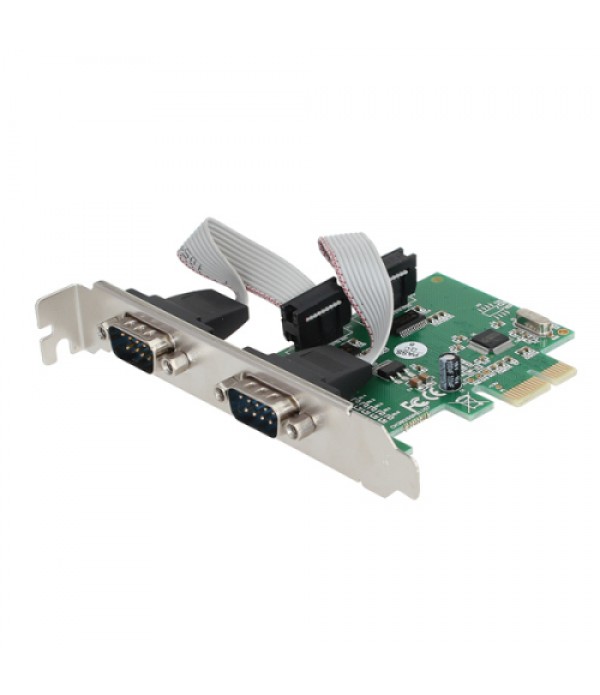 2-Port PCI-E Serial PCI Express Controller Card