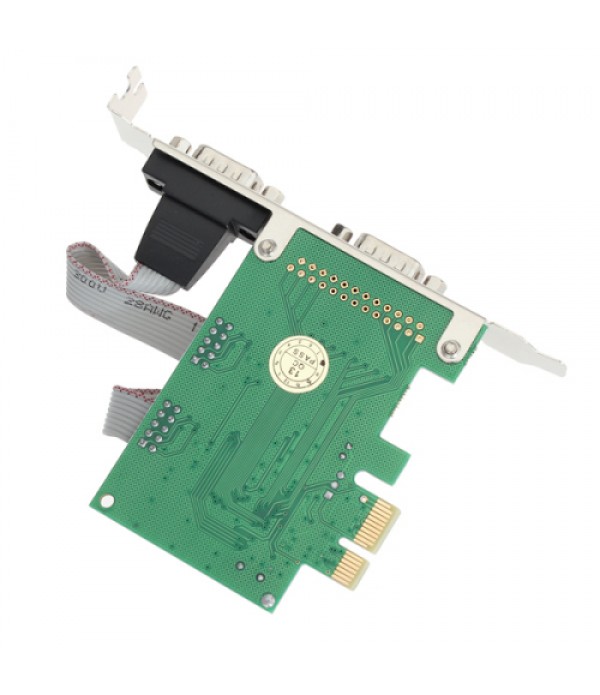 2-Port PCI-E Serial PCI Express Controller Card