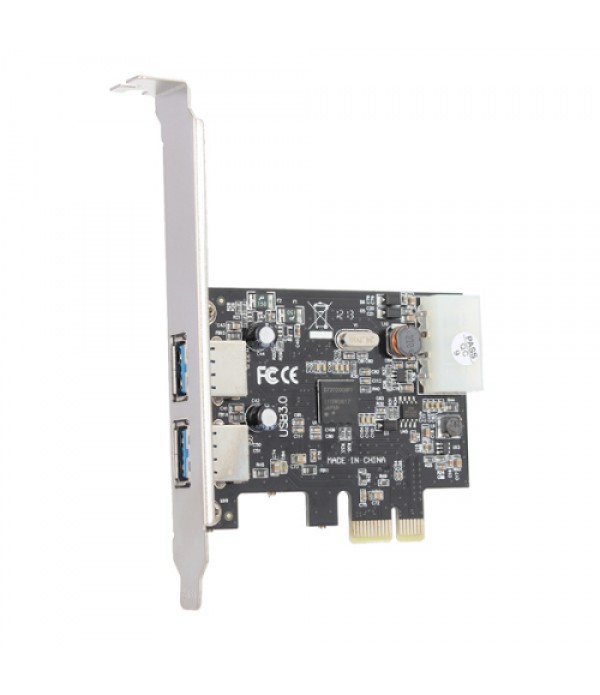 2 Port USB3.0 PCI-E Express Card Speed Up to 5GB