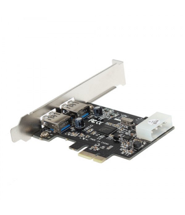 2 Port USB3.0 PCI-E Express Card Speed Up to 5GB