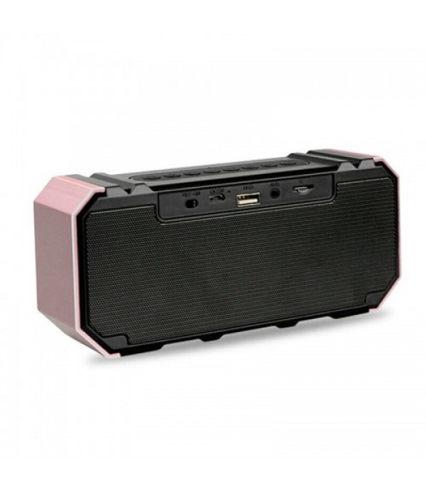 Wireless Bluetooth 4.2 Speaker Subwoofer Dual Clock Setting Support FM TF USB Handfree Call