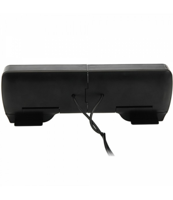 Mini Portable USB Wall-mounted External Speaker for Laptop PC Black