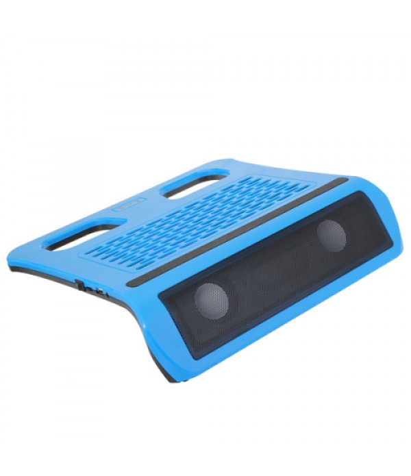 Music-F F-71 USB Speakers Laptop Cooling Pad 2 in ...