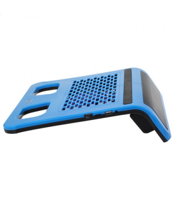 Music-F F-71 USB Speakers Laptop Cooling Pad 2 in One