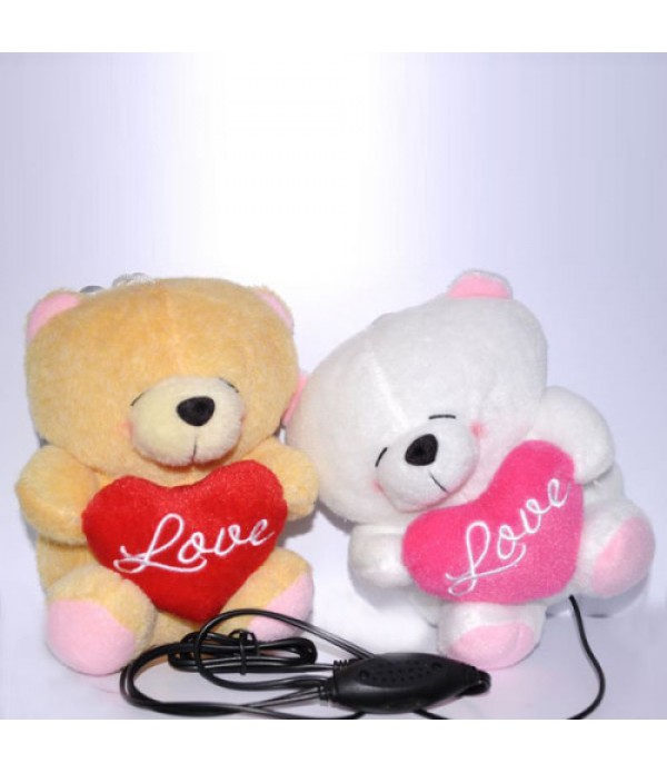 Gift BB Bear Speakers Enjoy Music Portable USB Dol...