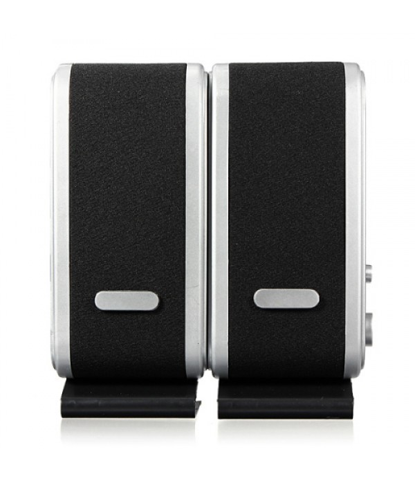 3.5mm USB Jack USB Audio Power PC Notebook Speaker