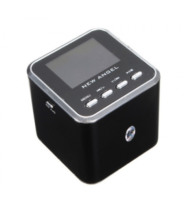 New Angle Mini TF Card U-disk Stereo Music Speaker with Screen